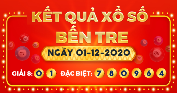 Xổ số Bến Tre ngày 1 tháng 12