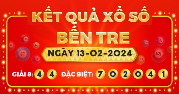 Xổ số Bến Tre ngày 13 tháng 2