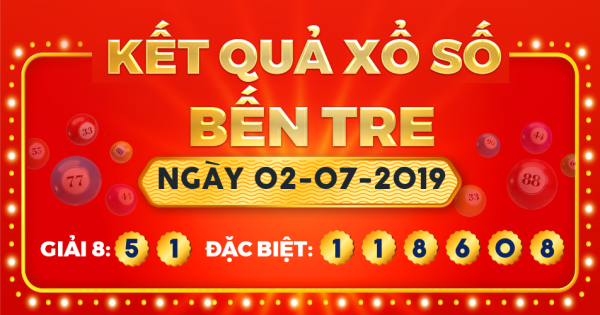 Xổ số Bến Tre ngày 2 tháng 7