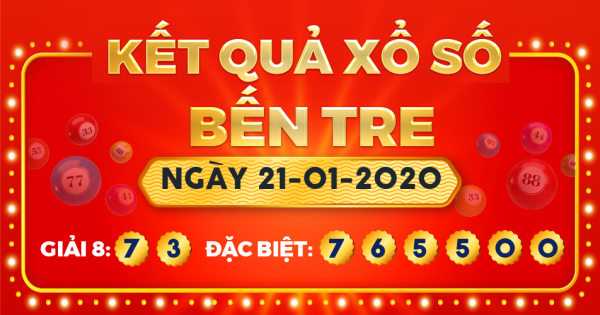 Xổ số Bến Tre ngày 21 tháng 1