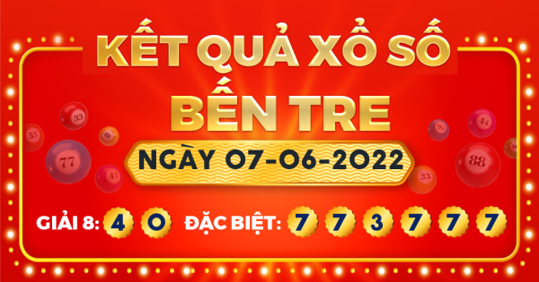 Xổ số Bến Tre ngày 7 tháng 6