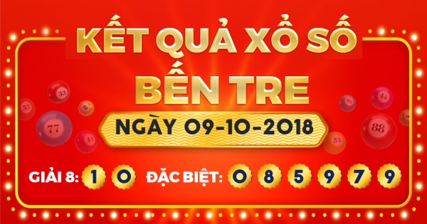 Xổ số Bến Tre ngày 9 tháng 10